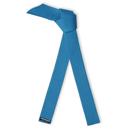 Karate Martial Arts Light Blue Rank Belt