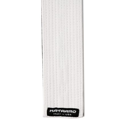 Martial Arts Master Belt White Black End End