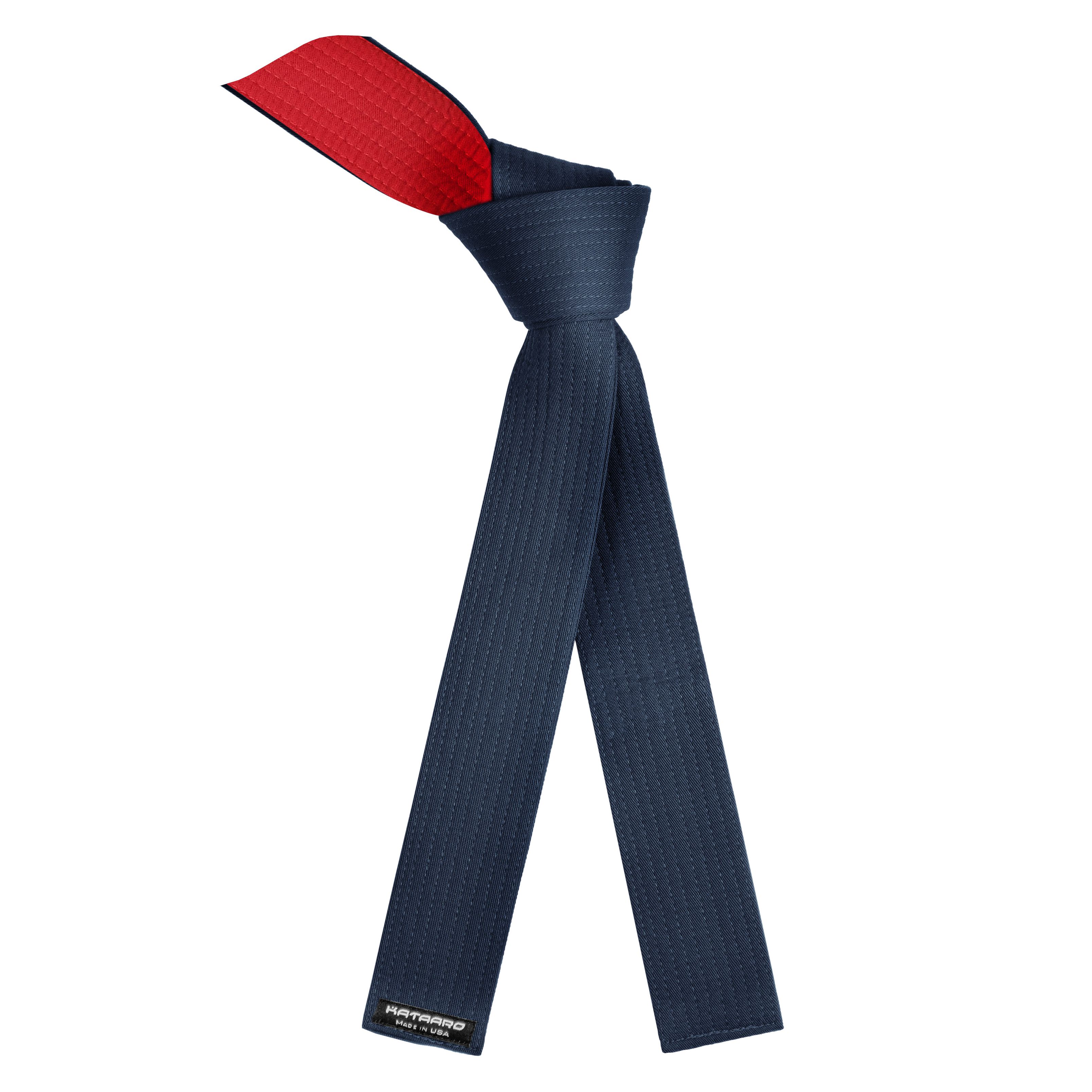 Deluxe Martial Arts Master Belt Red Midnight Blue