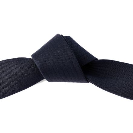 Dark Blue Dark Blue Midnight Blue Marital Arts Belt Tied