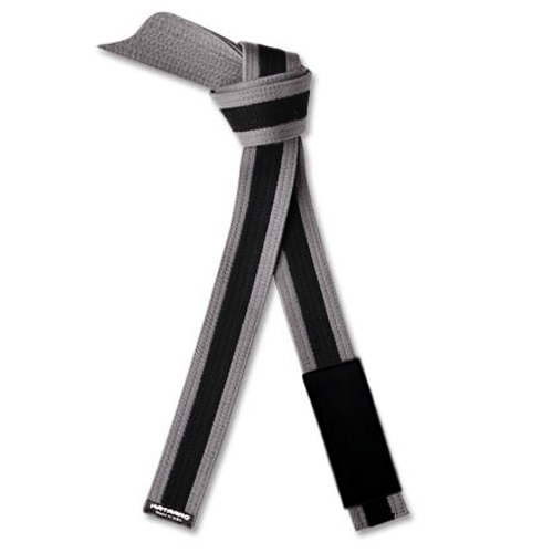 IBJJF Jujitsu Youth Gray Rank Belt with Black Stripe