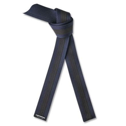 Martial Arts Midnight Blue Rank Belt with Black Stripe