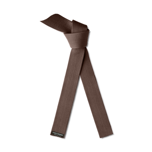 Martial Arts Deluxe Rank Belt Brown