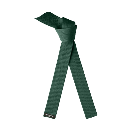 Deluxe Martial Arts Dark Green Rank Belt