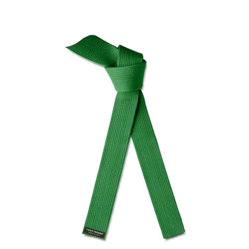 Martial Arts Deluxe Rank Belt Green