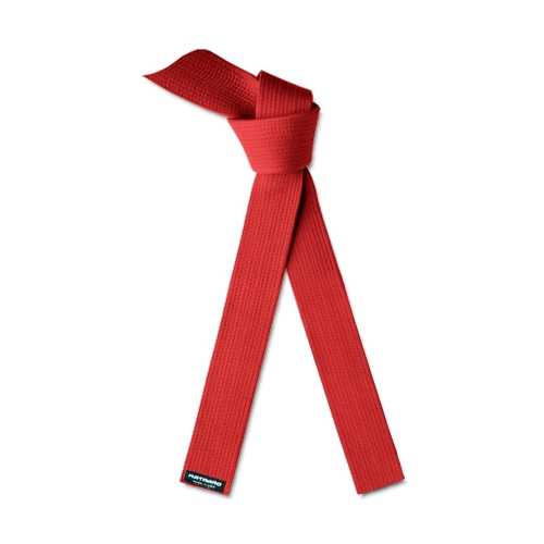 Deluxe Martial Arts Red Rank Belt