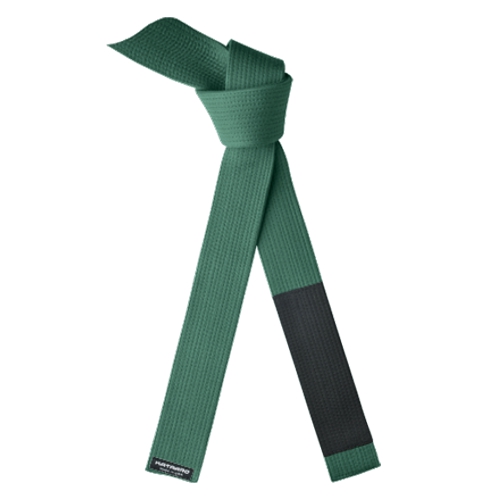 Deluxe Jujitsu BJJ Dark Green Rank Belt