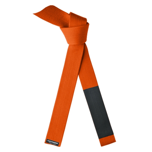 Deluxe Jujitsu BJJ Orange Rank Belt