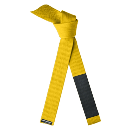 Deluxe Jujitsu BJJ Rank Belt Yellow