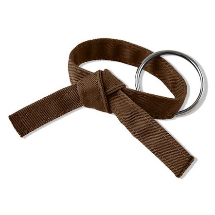 Six Sigma Rank Belt Key Chain Tied - Brown