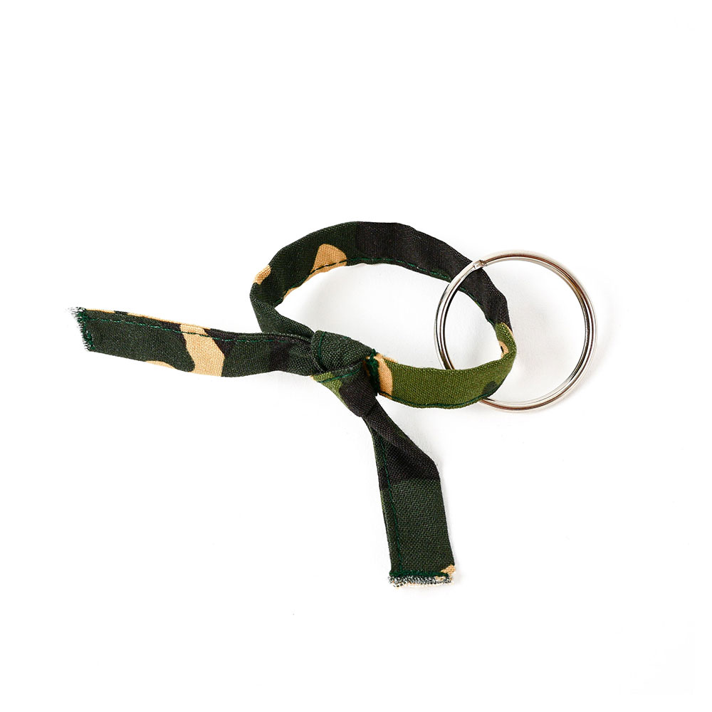 Six Sigma Rank Belt Key Chain Tied - Camouflage