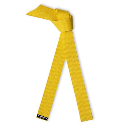 Karate Martial Arts Yellow Rank Belt