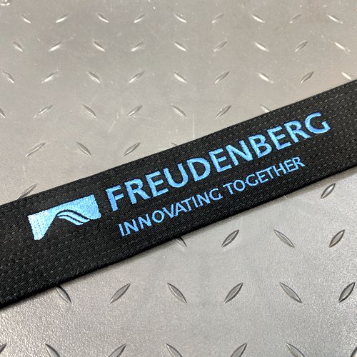 Embroidered Martial Arts Black Belt Freudenberg