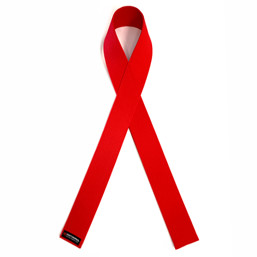 Six Sigma Martial Arts Award Red Ribbon Belt