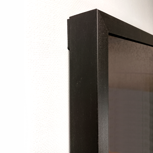 Six Sigma Ribbon Belt Shadow Box Top Corner