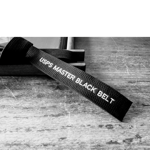 USPS Six Sigma Master Black Belt with White Embroidery