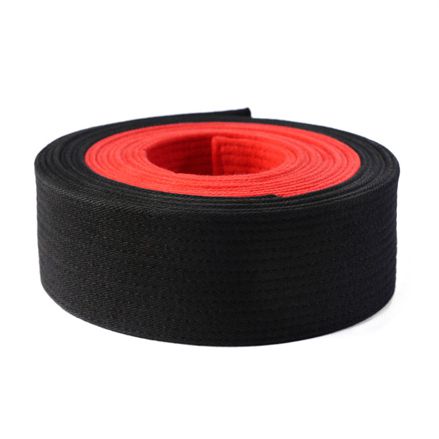 Deluxe Specialty Martial Arts Red Black Master Belt Rolled