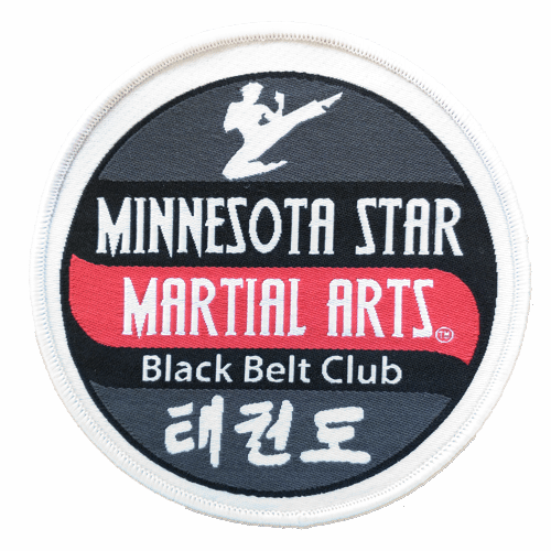 Woven Martial Arts Patch Minnesota Star Taekwondo