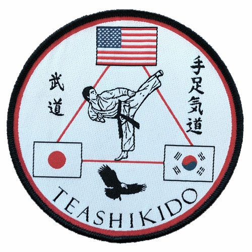 Woven Martial Arts Patch Teashikido