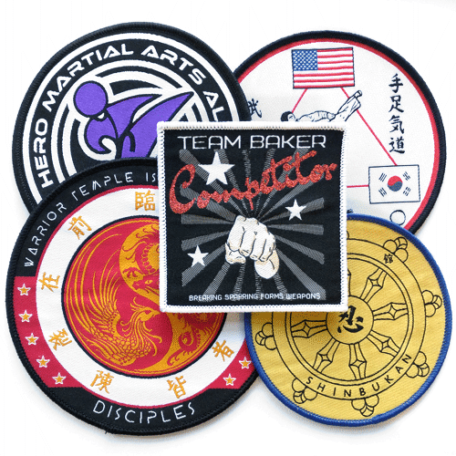 Custom Woven Martial Arts Patches