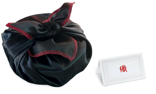 Japanese furoshiki gift wrapping for martial arts belts