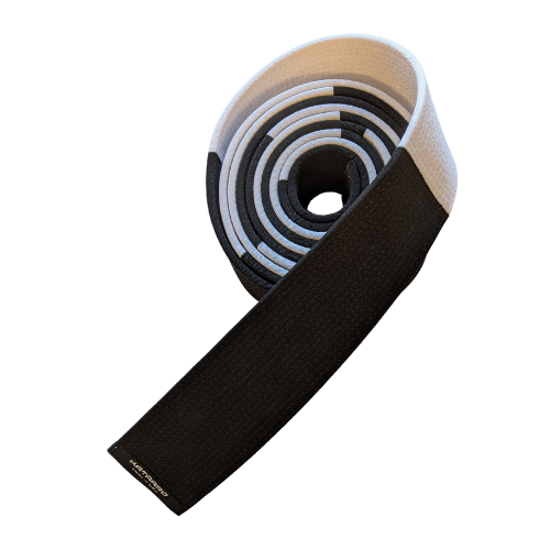Deluxe Black and White Panel Belt (Clearance Item)