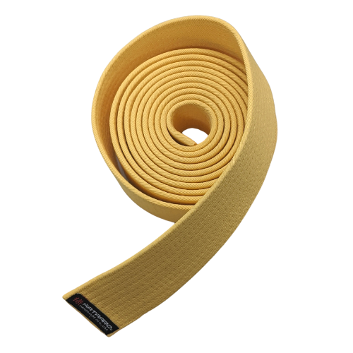 Yellow 100% Cotton Rank Belt (Clearance Item)