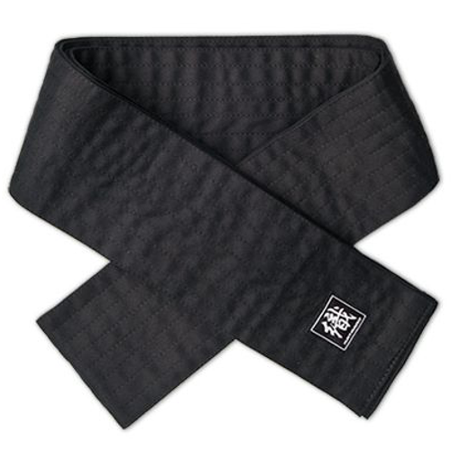 Traditional Japanese Iaido Kaku Obi Belt for Iaido - Black