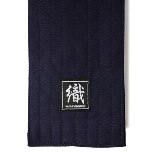 Traditional Japanese Iaido Kaku Obi Belt for Iaido - Midnight Blue - End