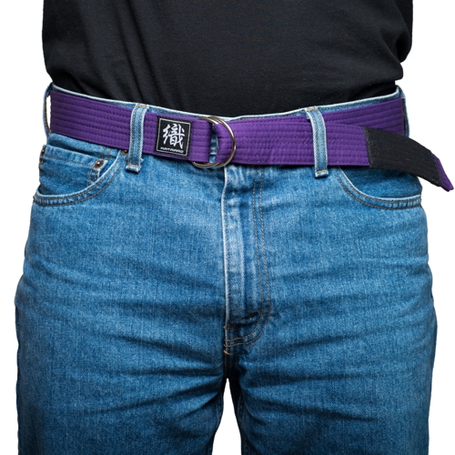 Martial Arts Karate Purple Belt Street Blue Jeans