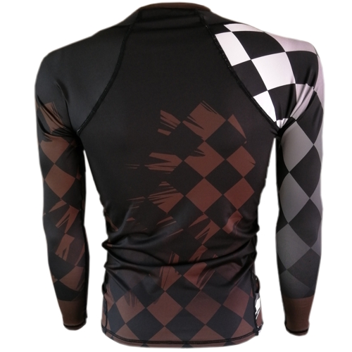 Chess Bishop BJJ Rash Guard back photo
