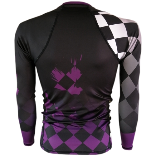 Chess Knight BJJ Rash Guard back photo