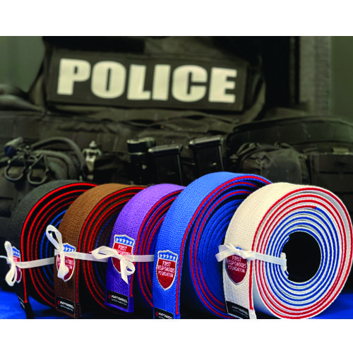 First Responders Foundation BJJ Belt Police Photo