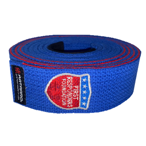 First Responders Foundation Jujitsu Grappling Weave Belt - perspective
