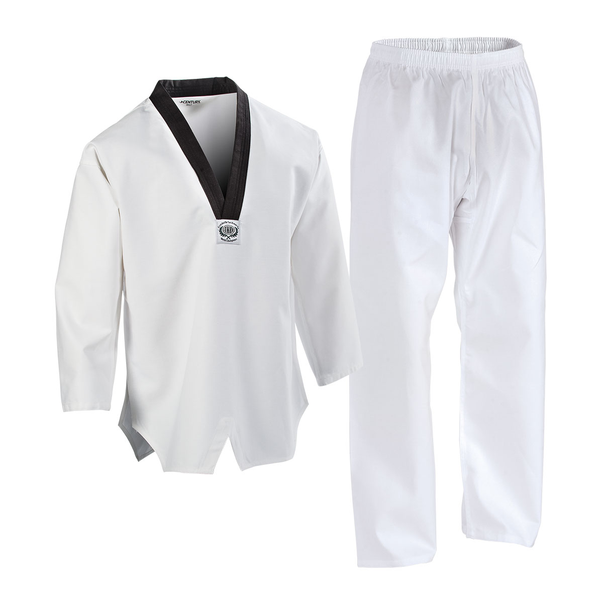 Taekwondo Black V-Neck Dobok Uniform