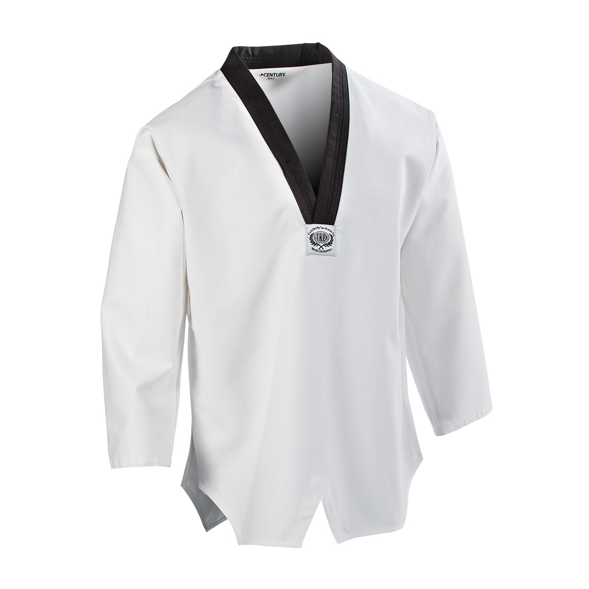 Taekwondo Black V-Neck Dobok Uniform Jacket
