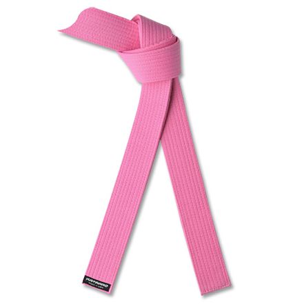 Pink 100% Cotton Rank Belt (Clearance Item)