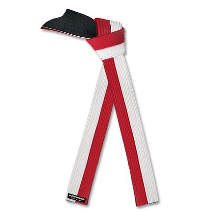 Deluxe Jujitsu Renshi Belt Red White Black