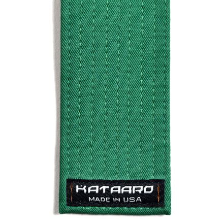 Transition Green Rank Belt Detail