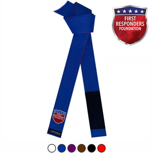 First Responders Jujitsu Grappling Weave Belts For Police and Firefighters