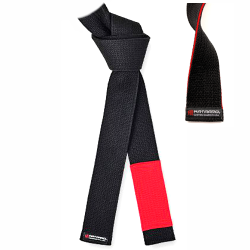 Jujitsu BJJ Grappling Weave Martial Arts Black Belt with Details