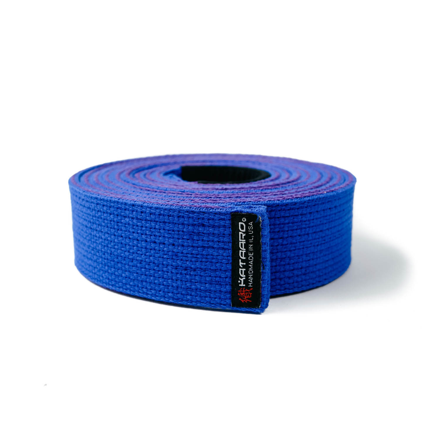 Jujitsu BJJ Progressive Grappling Weave Blue to Purple Belt Rolled