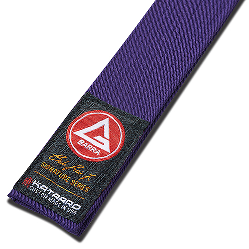 Gracie Barra x Kataaro Jiujitsu Purple Belt Collaboration Label End
