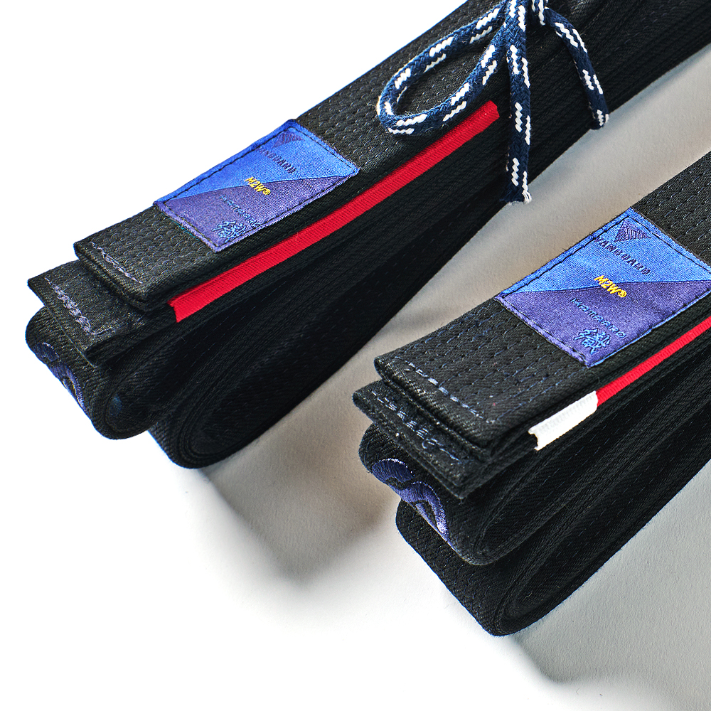 Kurabo Selvedge Denim Transition Jiujitsu Belts Close Up