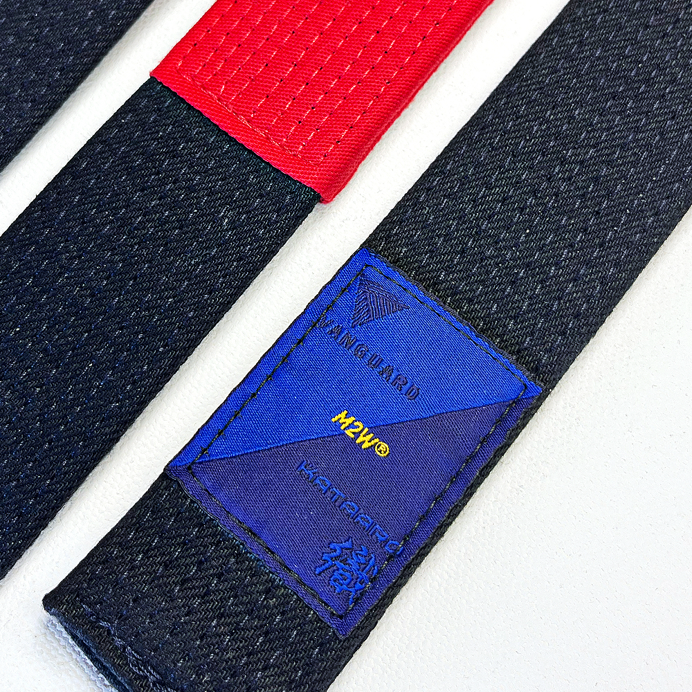 Kurabo Selvedge Denim Transition Jiujitsu Belt Label Close Up
