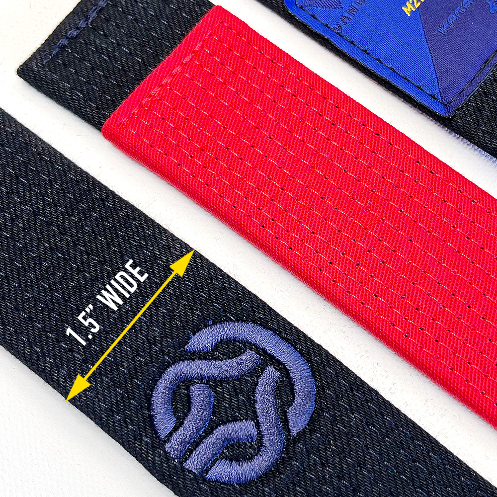 Kurabo Selvedge Denim Transition Jiujitsu Belt Width Detail