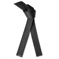 Six Sigma Satin Black Karate Belt
