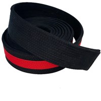 Red belt black stripe cheap