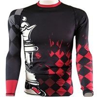 Your Move Queen Chess Piece Designer Compression Shirt BJJ Rash Guard No Gi  - Kataaro