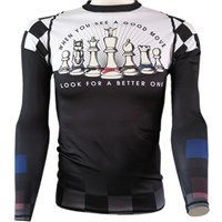 Chess Pieces BJJ Rash Guard